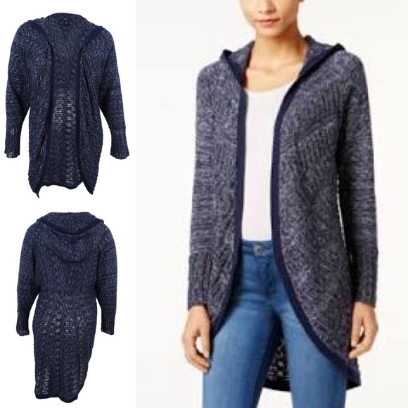 Style & Co. Sweaters - NWT Style & Co Hooded Cardigan Sweater